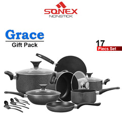 Sonex GRACE Gift Pack 17PCs with (Glass Lid)