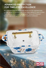 Innovation Crystal Coated Melamine Dinner Set Design #407 - 72pcs