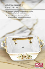 Innovation Crystal Coated Melamine Dinner Set Design #414 - 72pcs