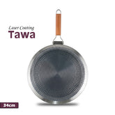 Laser Coating Wooden Single Handle Tawa