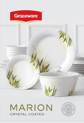 Graceware Double Glazed Crystal Coated Marion Melamine Dinner Set Design #3 - 80pcs Set