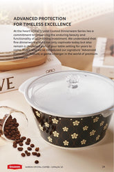 Graceware Double Glazed Crystal Coated Marion Melamine Dinner Set Design #10 - 80pcs Set