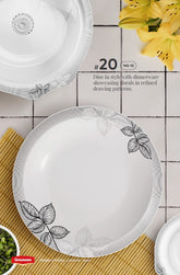 Graceware Double Glazed Crystal Coated Prisma Melamine Dinner Set Design #20 - 80pcs Set