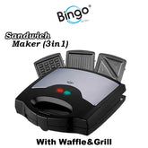 (BSM-3013) SANDWICH MAKER (3in1) with Waffle & Grill