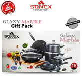 Sonex Glaxy Marble Gift Pack (Marble Coating)- 18Pieces Set