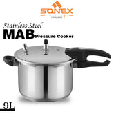 Sonex MAB Stainless Steel Pressure Cooker- (7,9,11 Litre)