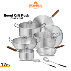 Sonex Royal Gift Set (with Glass Lid)- 12PCs Set