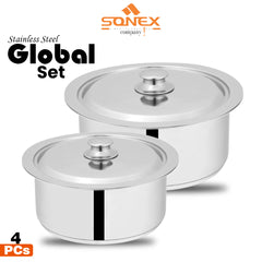 Sonex Stainless Steel Global Set (Patila Set)