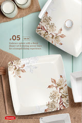 Graceware Double Glazed Avenue Melamine Dinner Set Design #5 - 80pcs Set