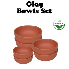 Clay Bowls Set