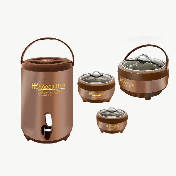 Happy Line Metallic Brown Gift Pack