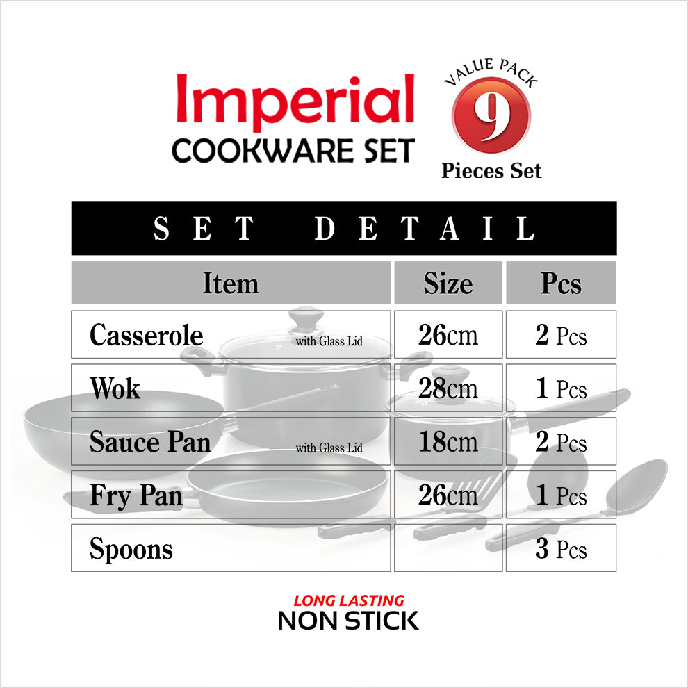 Imperial Set – 9 Pieces