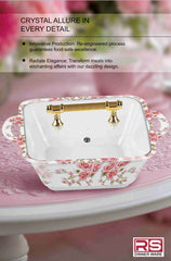 Innovation Crystal Coated Melamine Dinner Set Design #402 - 72pcs