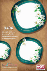 Innovation Crystal Coated Melamine Dinner Set Design #404 - 72pcs