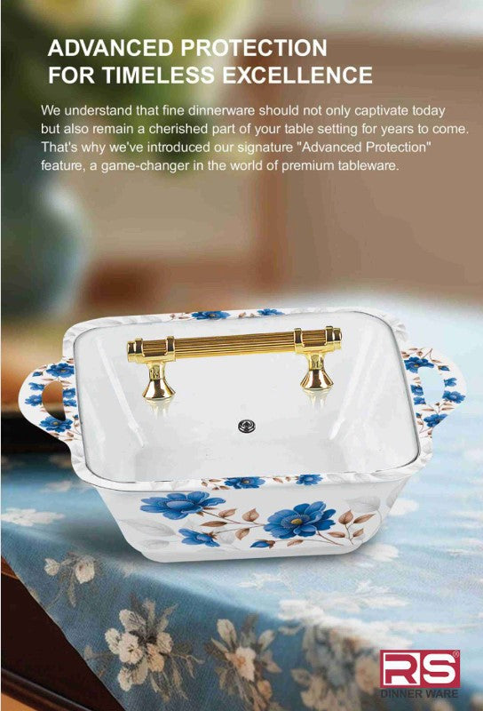 Innovation Crystal Coated Melamine Dinner Set Design #407 - 72pcs