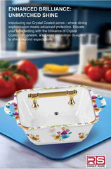 Innovation Crystal Coated Melamine Dinner Set Design #411 - 72pcs