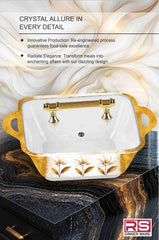 Innovation Crystal Coated Melamine Dinner Set Design #417 - 72pcs