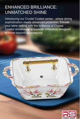 Innovation Crystal Coated Melamine Dinner Set Design #401 - 72pcs