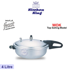 Wok Pressure Cooker (feast) –  Size 4,5,7,9,11 Liter