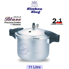 Pressure Cooker+Steamer (Blaze) - Size 7,9,11 Liter