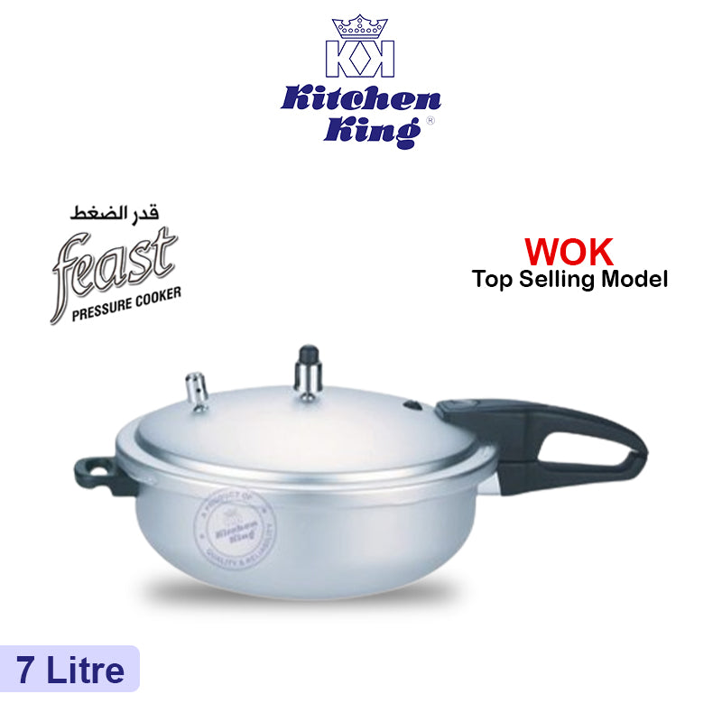 Wok Pressure Cooker (feast) –  Size 4,5,7,9,11 Liter