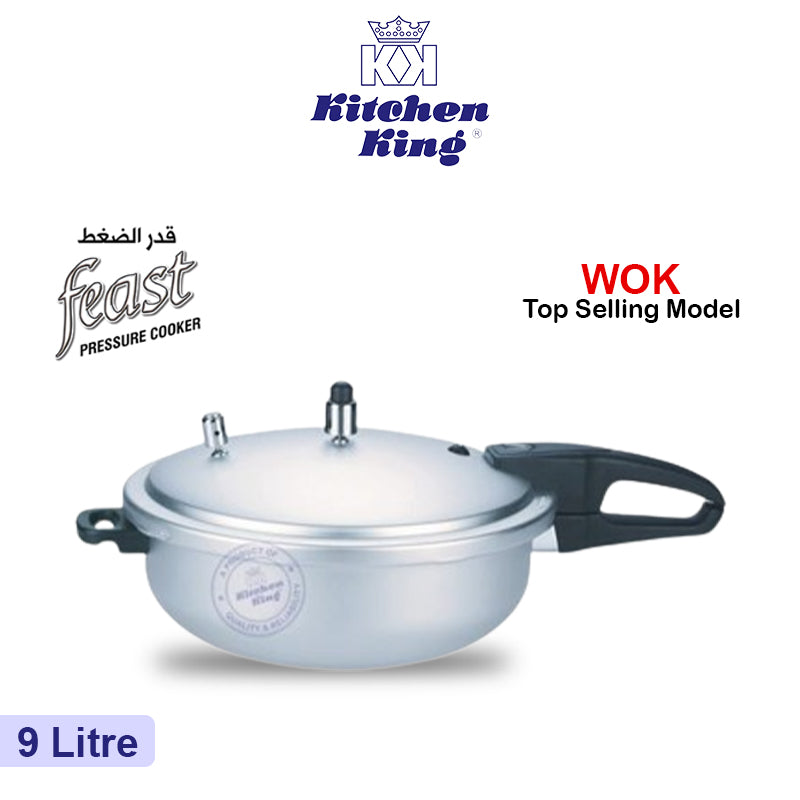 Wok Pressure Cooker (feast) –  Size 4,5,7,9,11 Liter