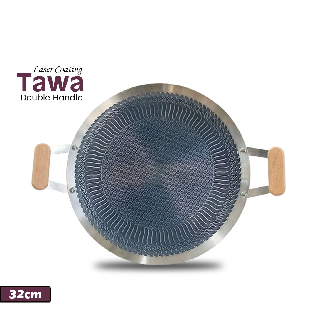 Laser Coating Double Handle Tawa