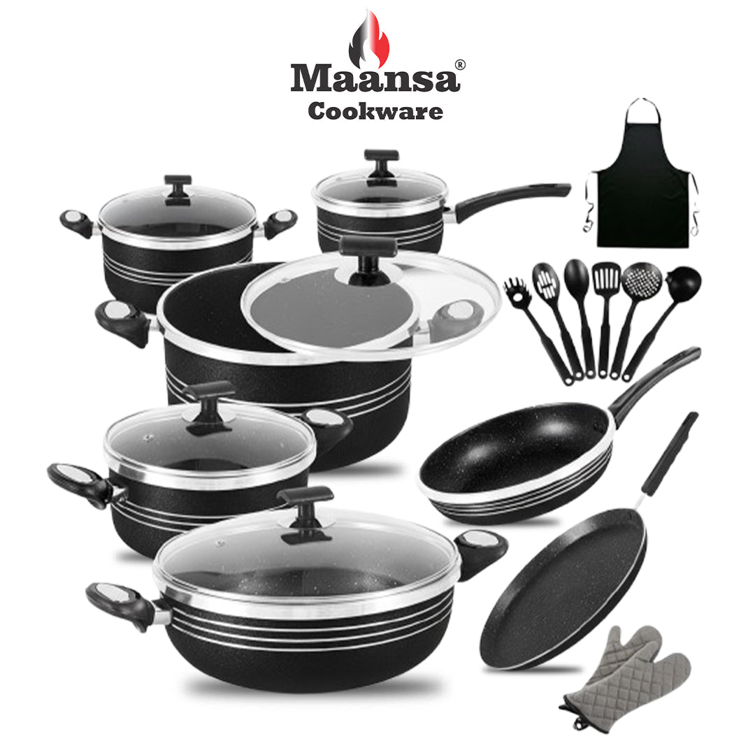 Maansa Nonstick Forging Set- 21PCS