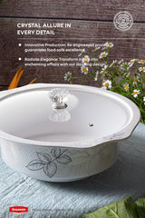 Graceware Double Glazed Crystal Coated Prisma Melamine Dinner Set Design #20 - 80pcs Set