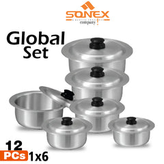 Sonex Global Set (Patila Set)- 12Pcs 1x6