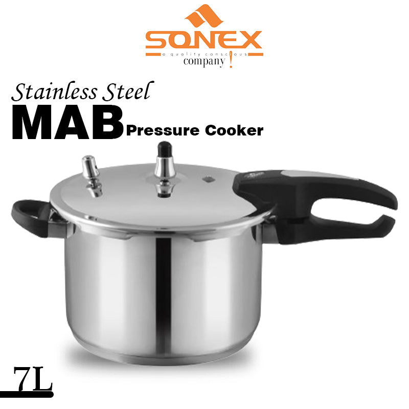 Sonex MAB Stainless Steel Pressure Cooker- (7,9,11 Litre)