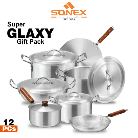 Sonex Metal Finish Super Glaxy Gift Pack (Heavy Weight) - 12pcs