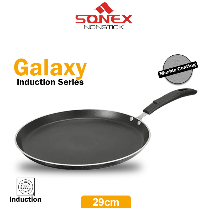 Sonex Non Stick Galaxy Hotplate Induction Series (29cm)- Hotplate for Electric Stove (Marble Coated)