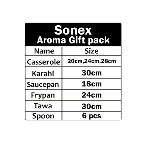 Sonex Die Cast Aroma Plus Gift Pack (Marble Coating)- 21PCs