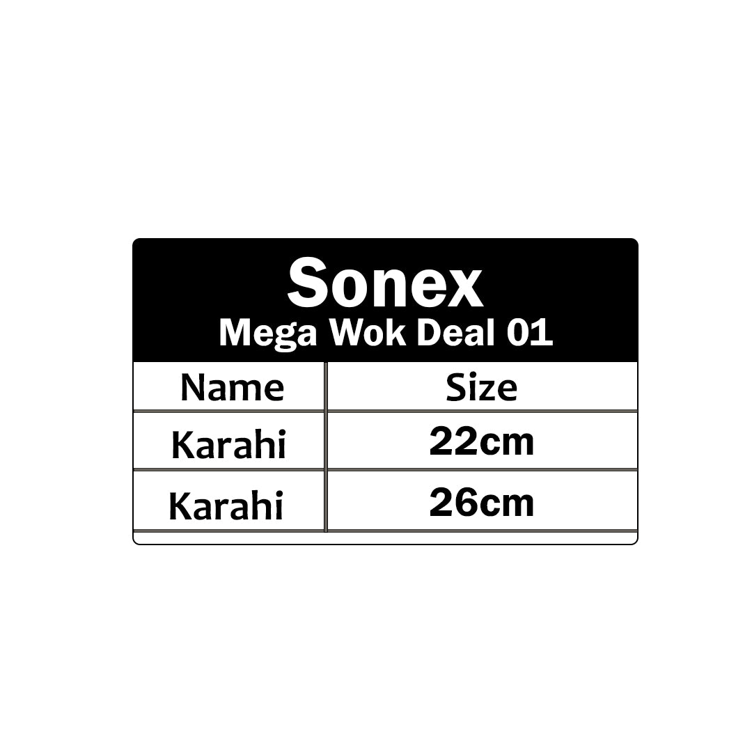 Sonex Stainless Steel Mega Wok Deal 01