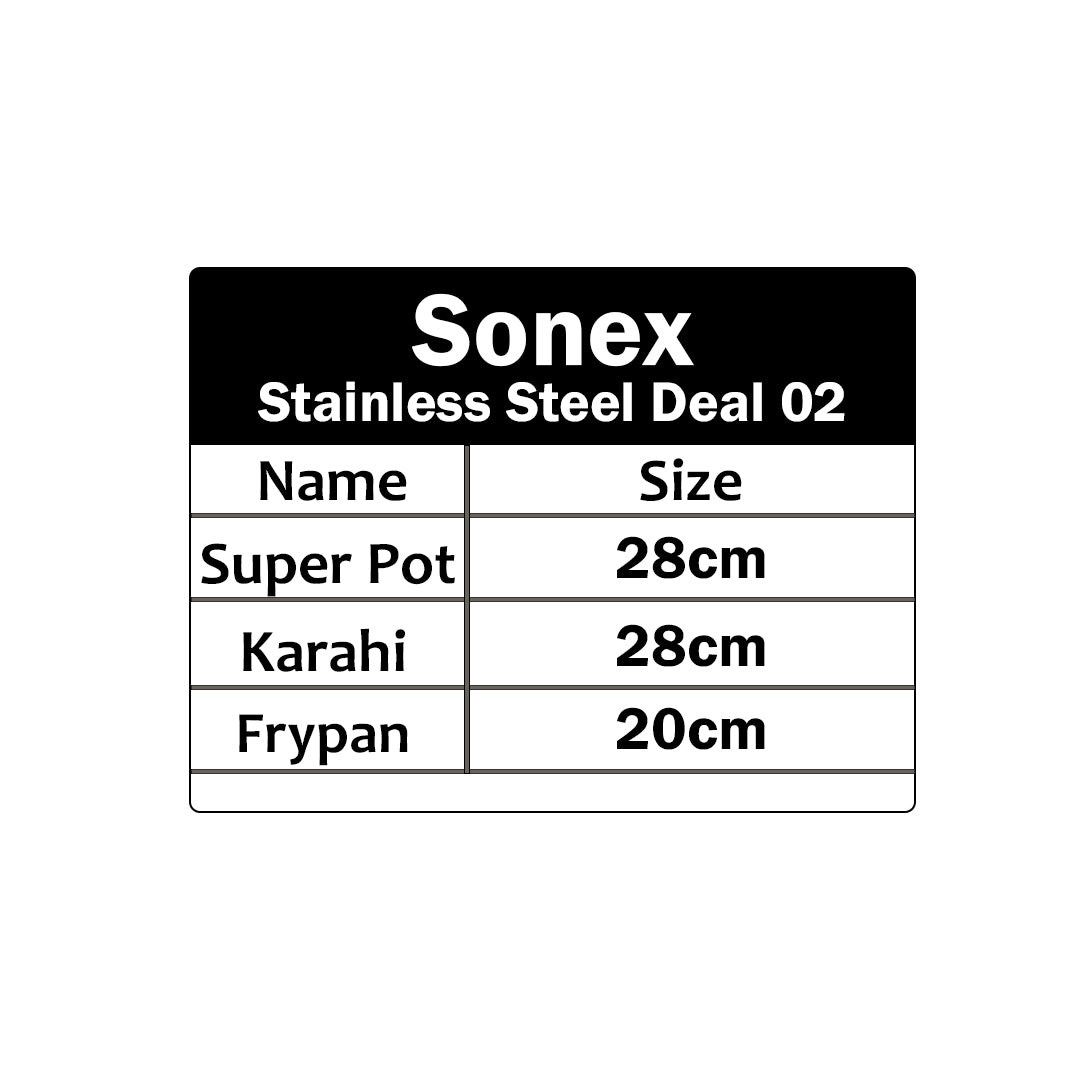 Sonex Stainless Steel Ramadan Special Deal 02