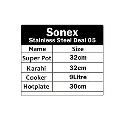 Sonex Stainless Steel Ramadan Special Deal 05